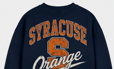 ORANGE SCRIPT — NAVY