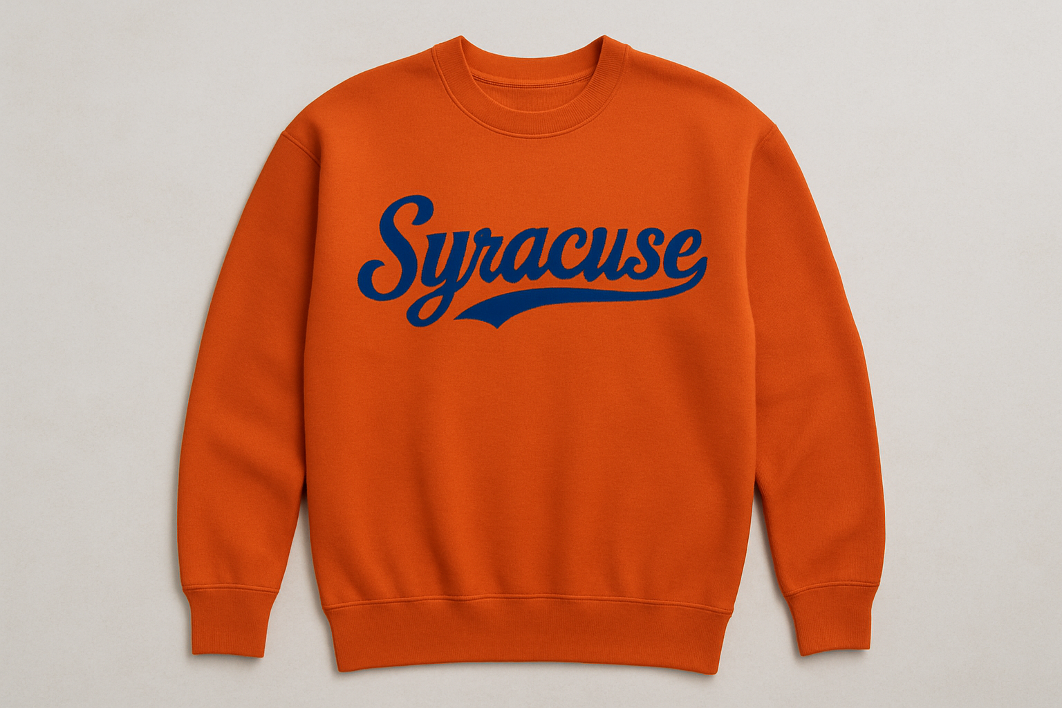 SYRACUSE SCRIPT CREWNECK